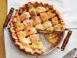 An apple pie is a pie or a tart, in which the principal filling ingredient is apple. It is, on occasion, served with whipped cream or ice cream on top...